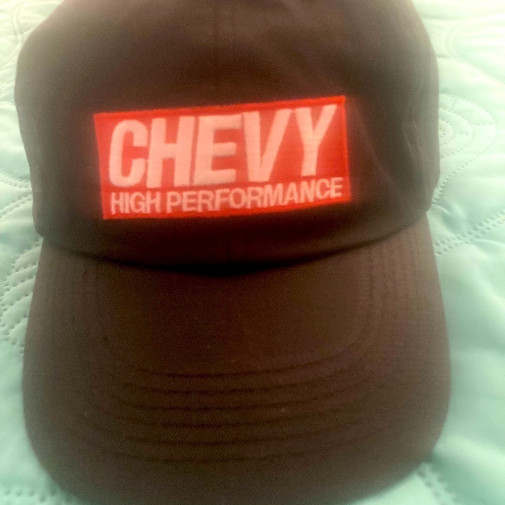 Chevy High Performance Hat Velcro Adjustable Neve… - image 1